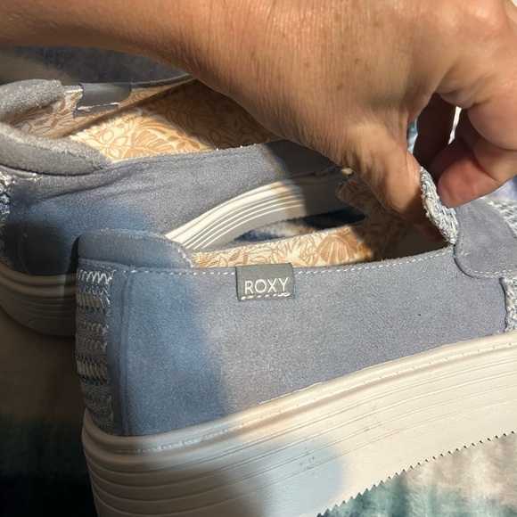 Roxy Light Blue Women's Loafers - Picture 8 of 9